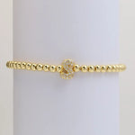 The "Bubble" Initial Bracelet
