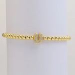 The "Bubble" Initial Bracelet