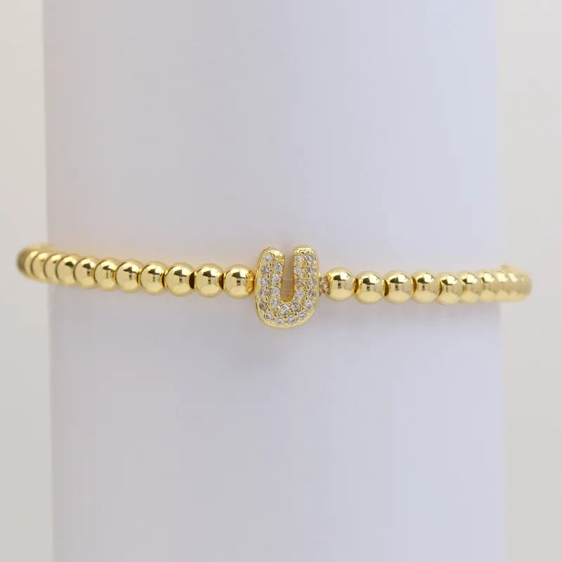The "Bubble" Initial Bracelet