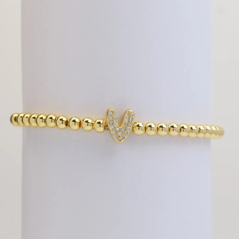 The "Bubble" Initial Bracelet