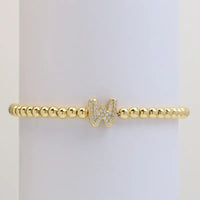 The "Bubble" Initial Bracelet