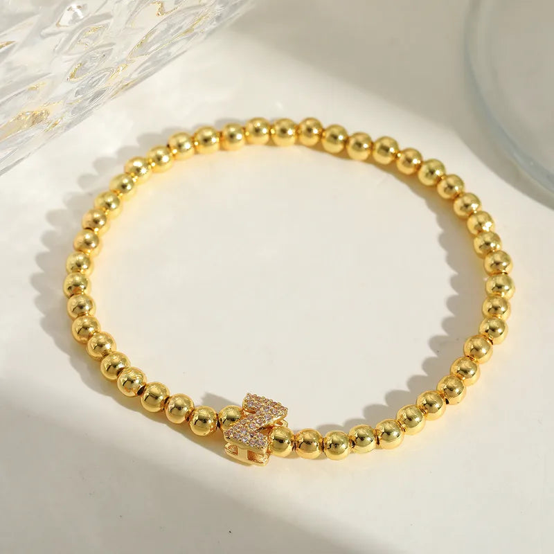 The "Bubble" Initial Bracelet