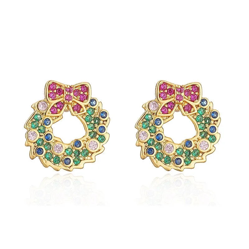 The "Mini Wreath" Earrings