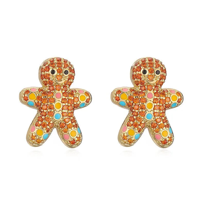 The "Mini Gingerbread" Earrings