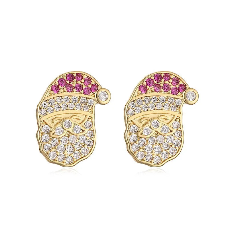 The "Mini Santa" Earrings
