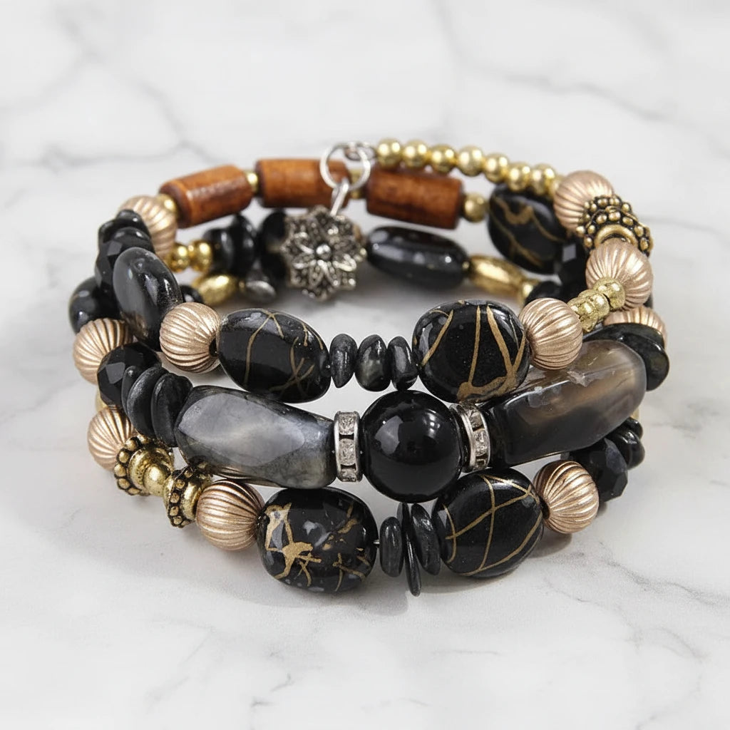 The "Beaded Wrap" Bracelet