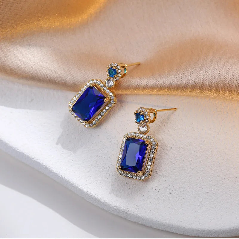 The "Stunning Sapphire" Earrings