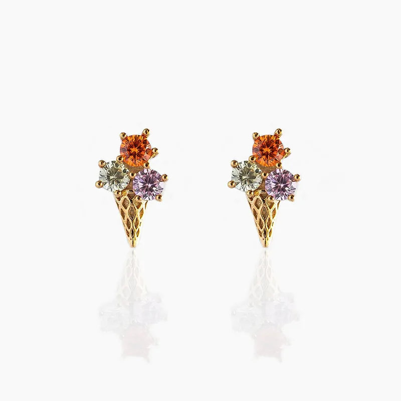 The "Bitty Ice Cream Cone" Earrings