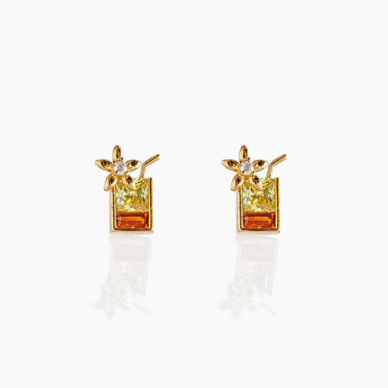 The "Fresh Beverage" Earrings