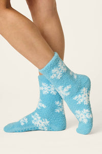 The "Snowflake" Cozy Socks