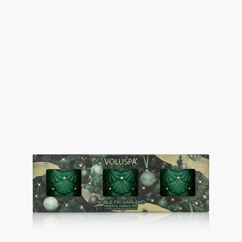 The "Noble Fir" Mini Pedestal Trio Gift Set by Volsupa