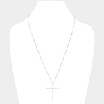 The "Oversized Cross" Necklace