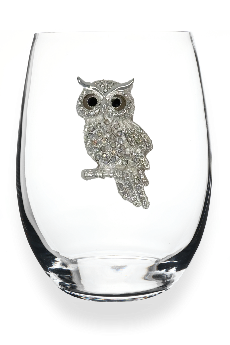 The "Owl" Stemless Wineglass