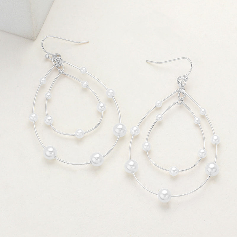 The "Floating Pearl" Earrings