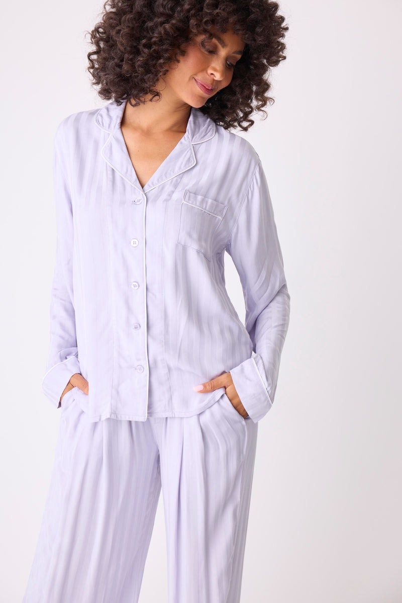 The "Sunday Sateen" PJ Set by PJ Salvage