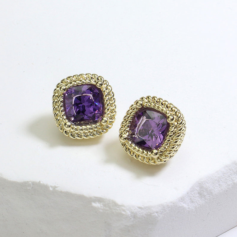 The "Purple Princess" Earrings