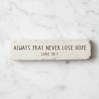 The "Quarter Block" Scripture Stone Art