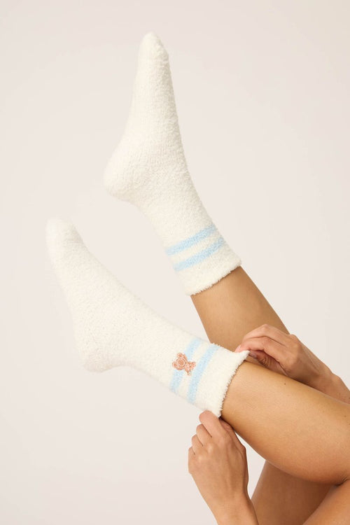 The "Teddy Bear" Cozy Socks by PJ Salvage