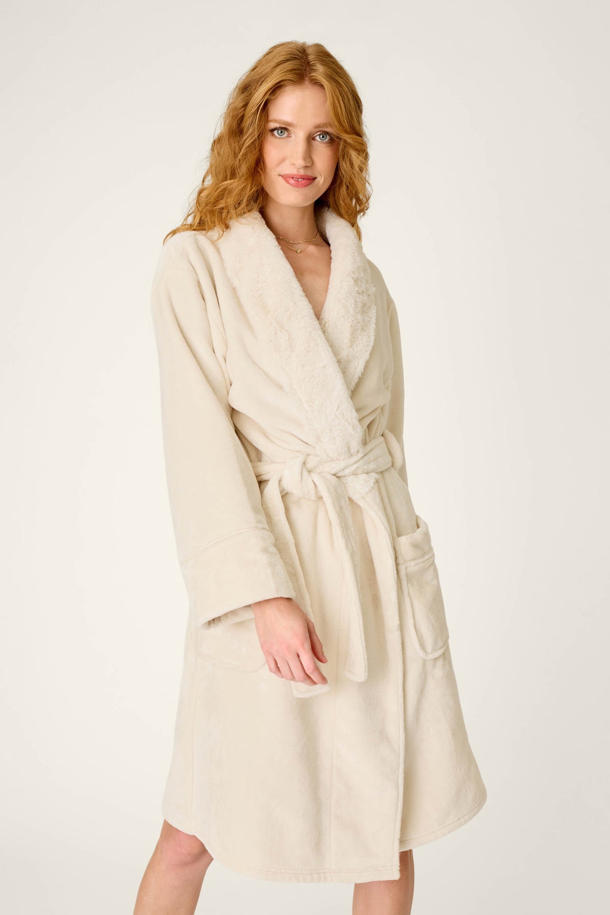 The "Natural" Luxe Plush Robe by PJ Salvage