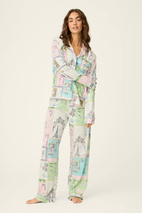 The "Whimsy Postcards from Paris" Pajama Set by PJ Salvage