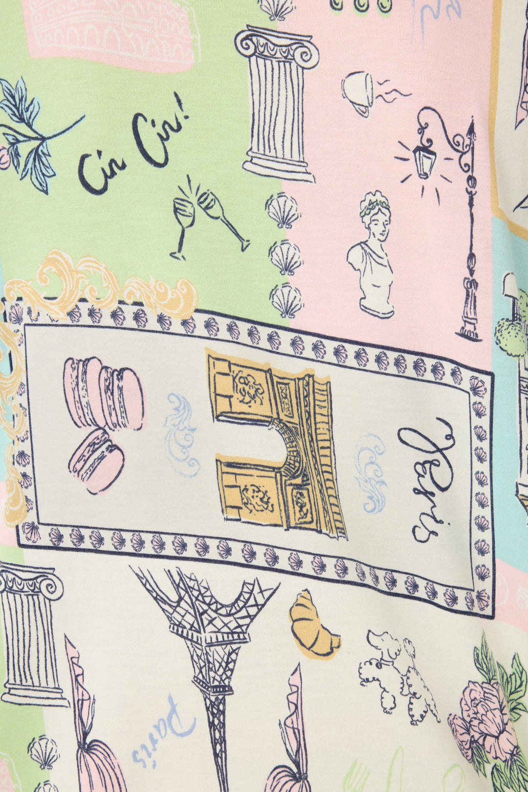 The "Whimsy Postcards from Paris" Pajama Set by PJ Salvage