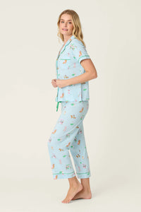 The "Putter Pup" Cropped PJ Set by PJ Salvage