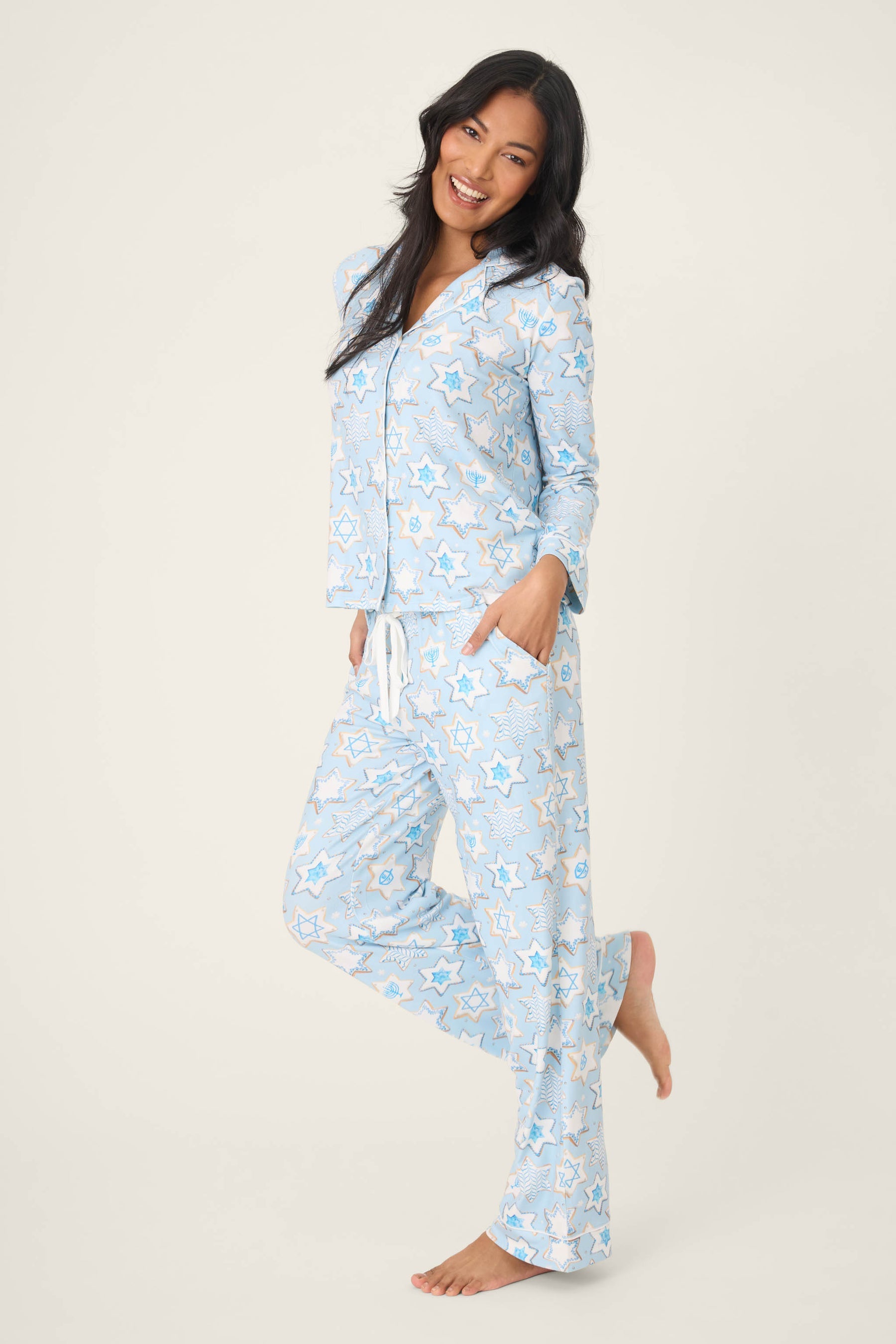The “You Had Me at Shalom” PJ Set by PJ Salvage