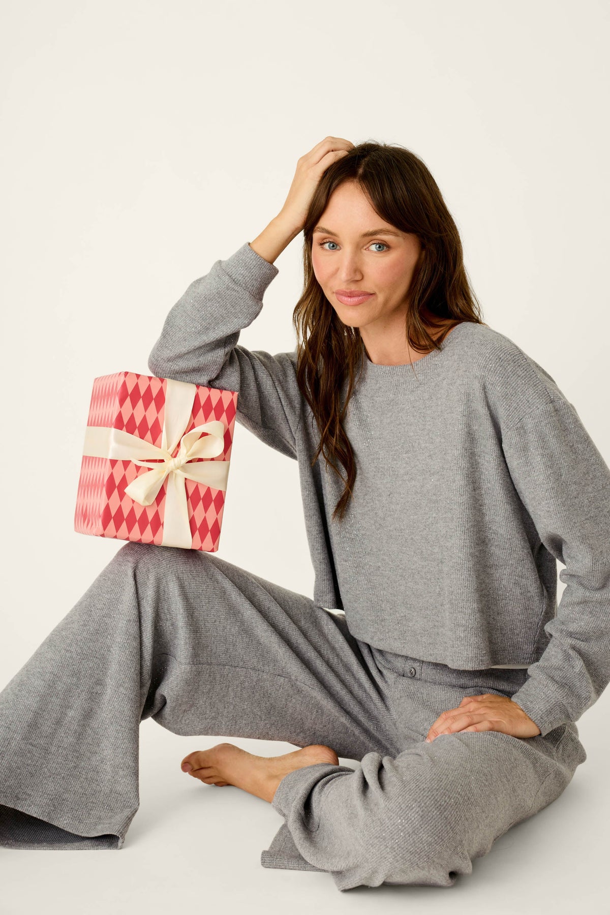 The "Sparkle" Boyfriend Boxer Set by PJ Salvage