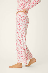 The "Femme De Noel" Holiday Print Pajama Pants by PJ Salvage