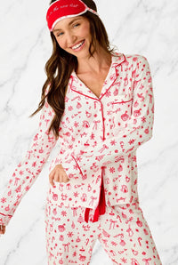 The "Femme De Noel" Pajama Set by PJ Salvage