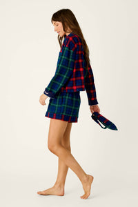 The "Check Mate" Flannel Shorty Set by PJ Salvage