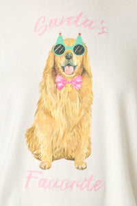 The "Happy Pawlidays" Long Sleeve Top by PJ Salvage