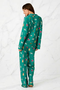 The "Happy Pawlidays Merry Muts" Pajama Set by PJ Salvage