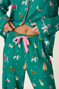 The "Happy Pawlidays Merry Muts" Pajama Set by PJ Salvage