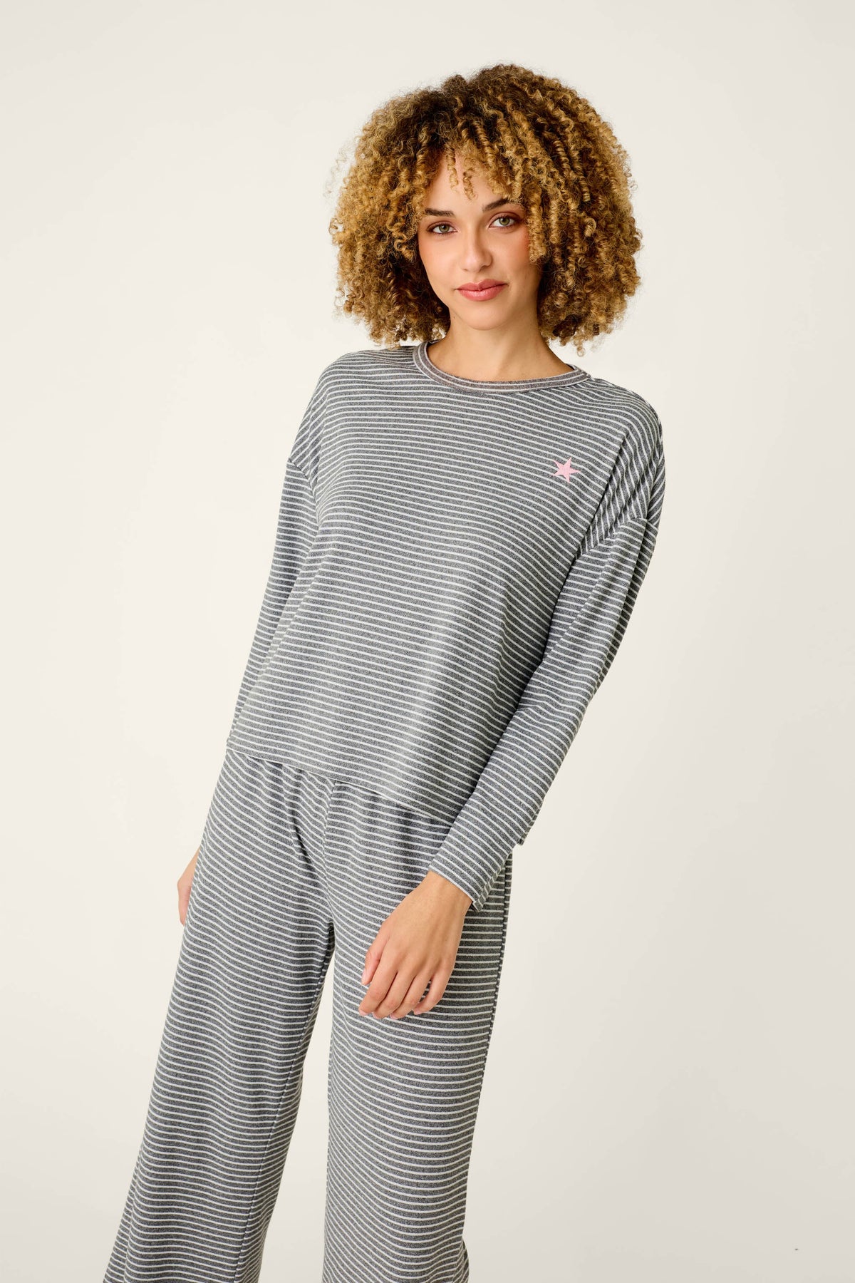 The "Star Icon Stripes" PJ Set by PJ Salvage