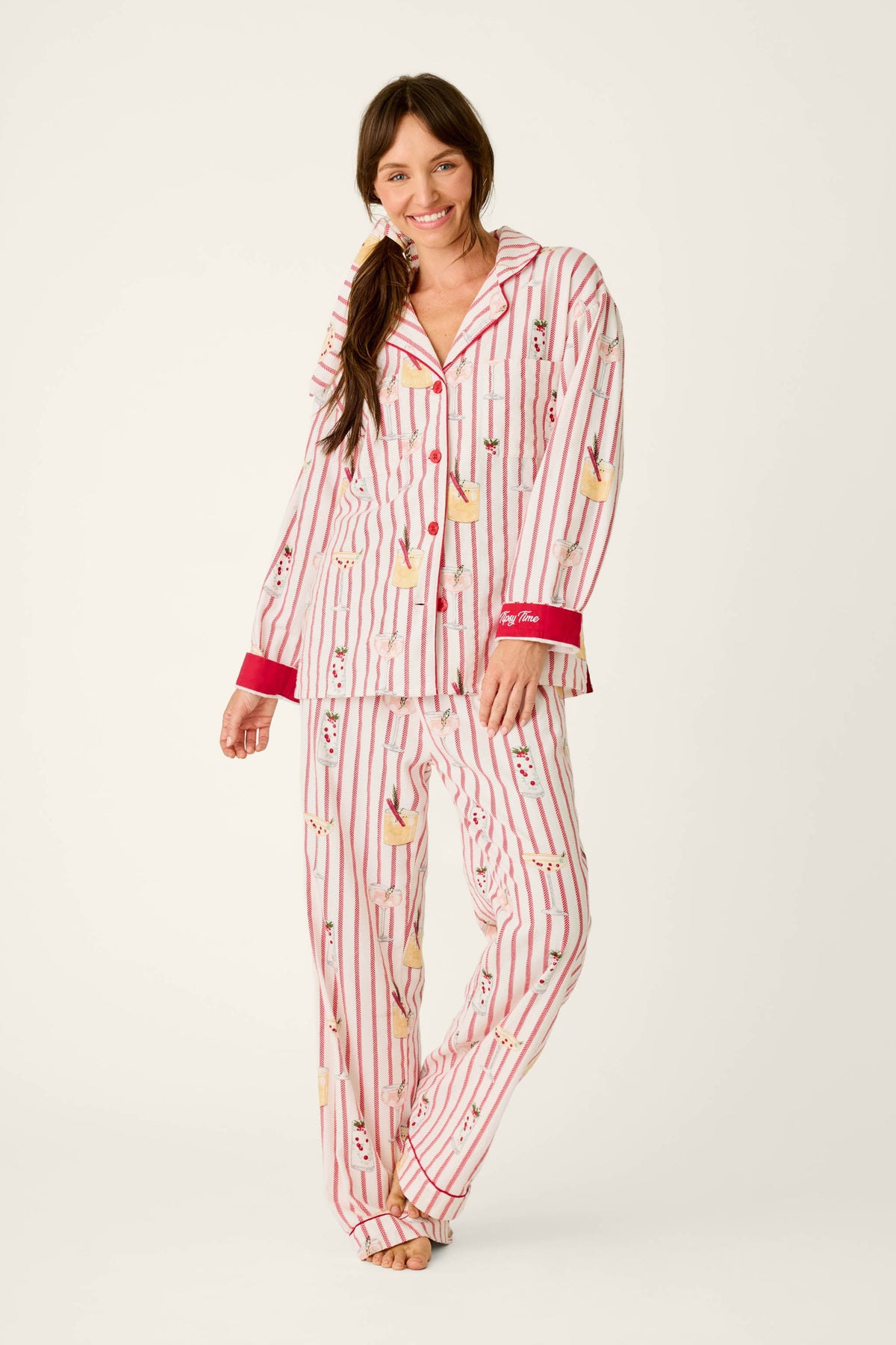 The "Martinis & Mistletoe" Flannels by PJ Salvage
