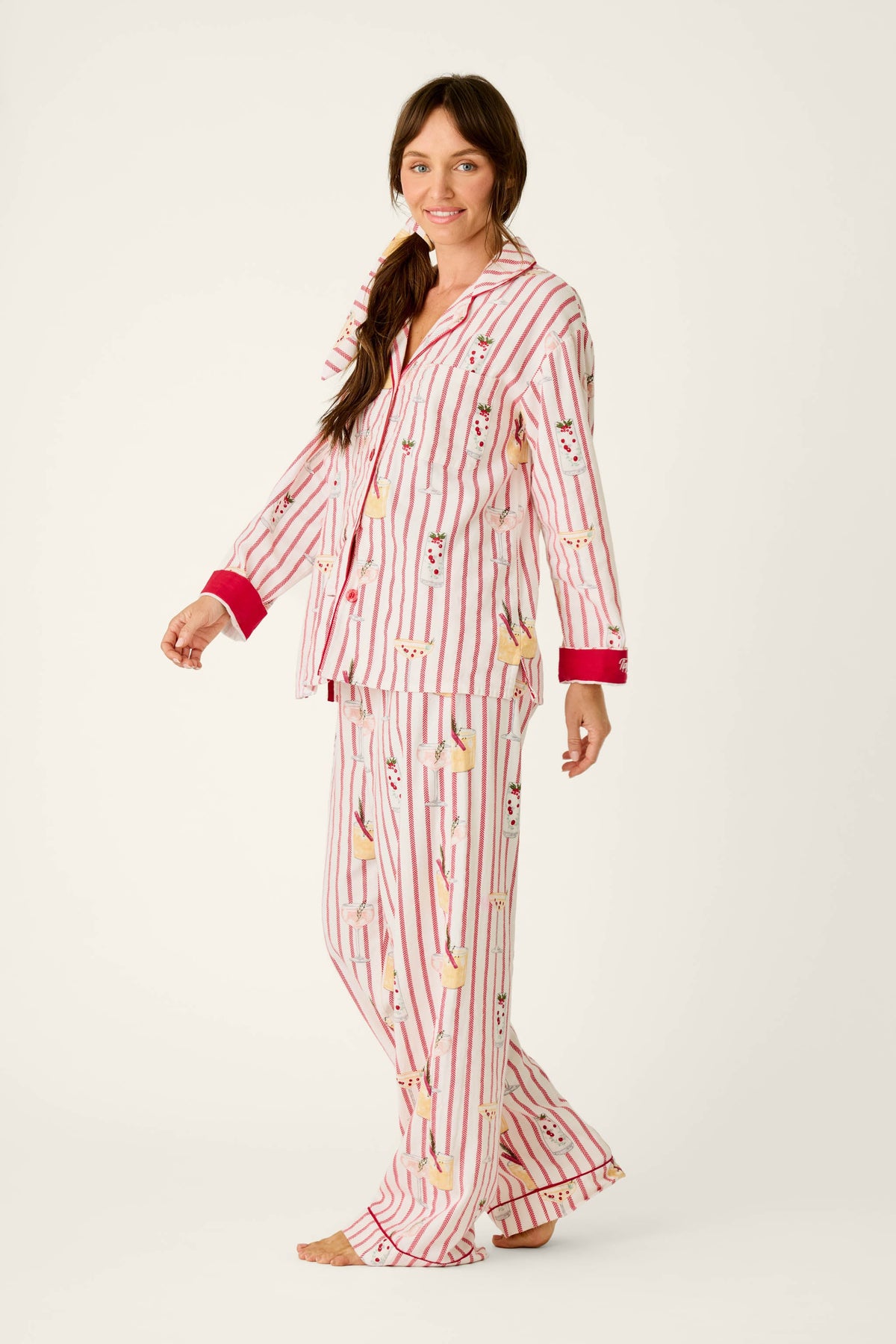 The "Martinis & Mistletoe" Flannels by PJ Salvage