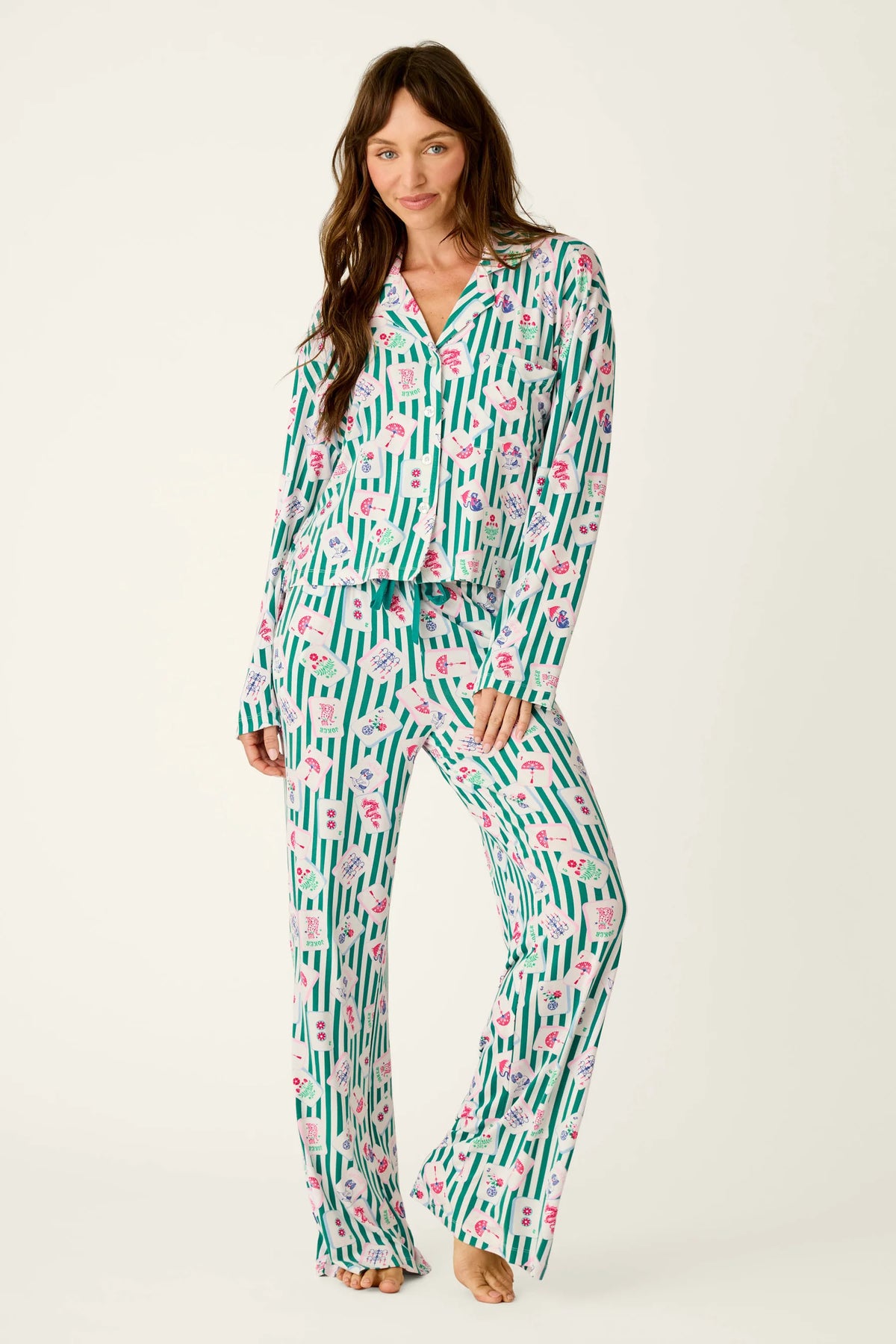 The "Mahjong Queen" PJ Set by PJ Salvage