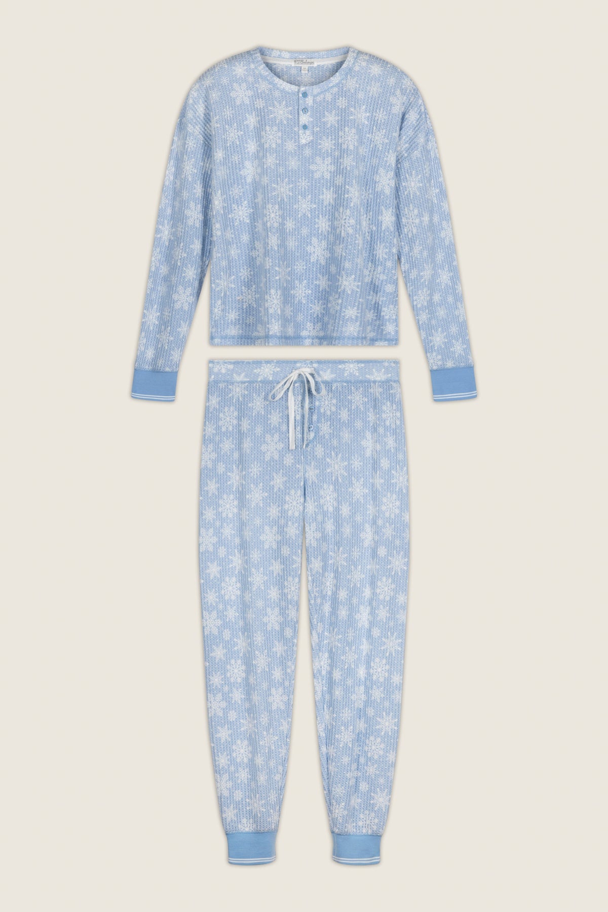 The "Peri Snowflake" Ski Jammie Classics PJ Set by PJ Salvage