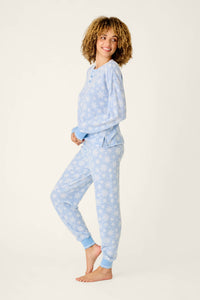 The "Peri Snowflake" Ski Jammie Classics PJ Set by PJ Salvage