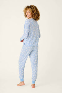 The "Peri Snowflake" Ski Jammie Classics PJ Set by PJ Salvage
