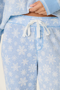 The "Peri Snowflake" Ski Jammie Classics PJ Set by PJ Salvage