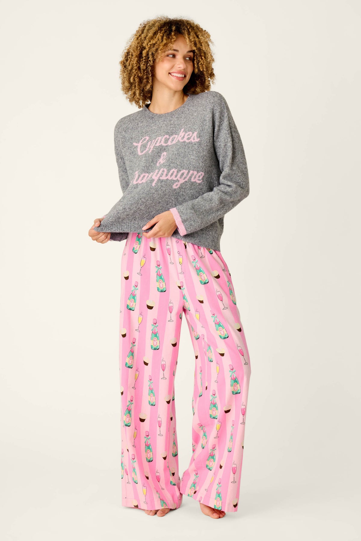The "Cupcakes & Champagne" Snuggle Sweater by PJ Salvage