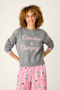 The "Cupcakes & Champagne" Snuggle Sweater by PJ Salvage