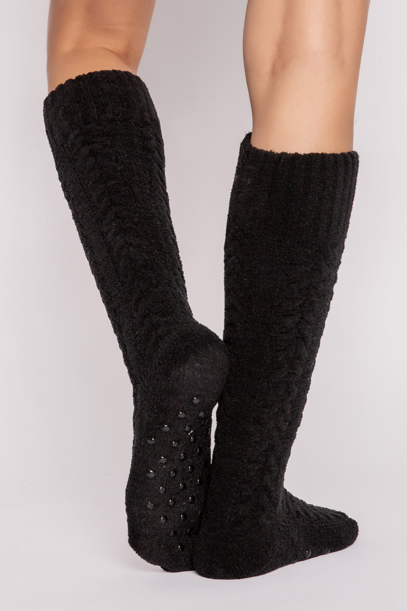 The "Cable Knit" Lounge Socks by PJ Salvage