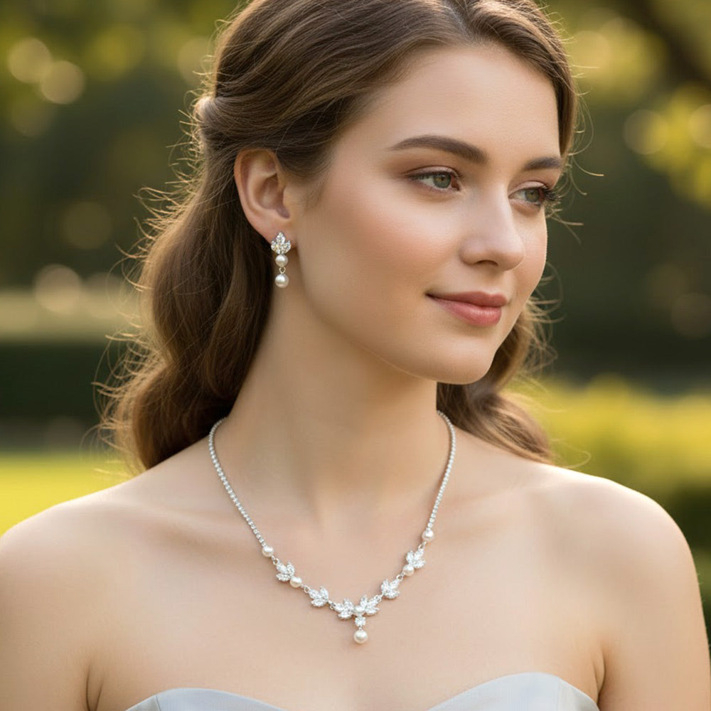 The "Delicate Elegance" Necklace and Earring Set