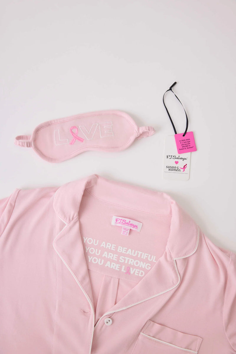 The "PJS x Susan G. Komen" Modal PJ Set by PJ Salvage