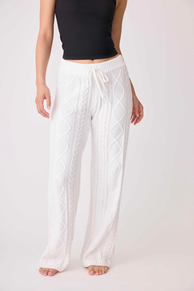 The "Cozy Cable" Lounge Pant by PJ Salvage