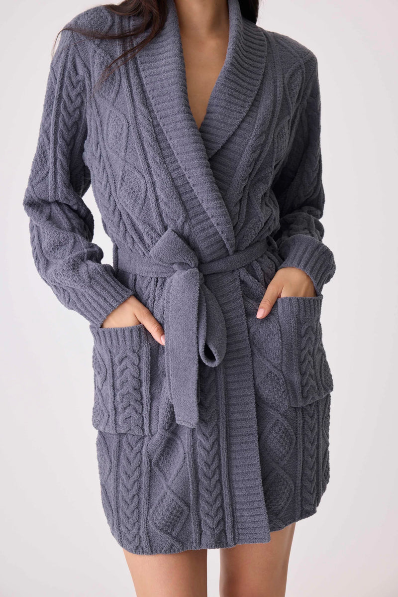 The "Cozy Cable" Robe by PJ Salvage