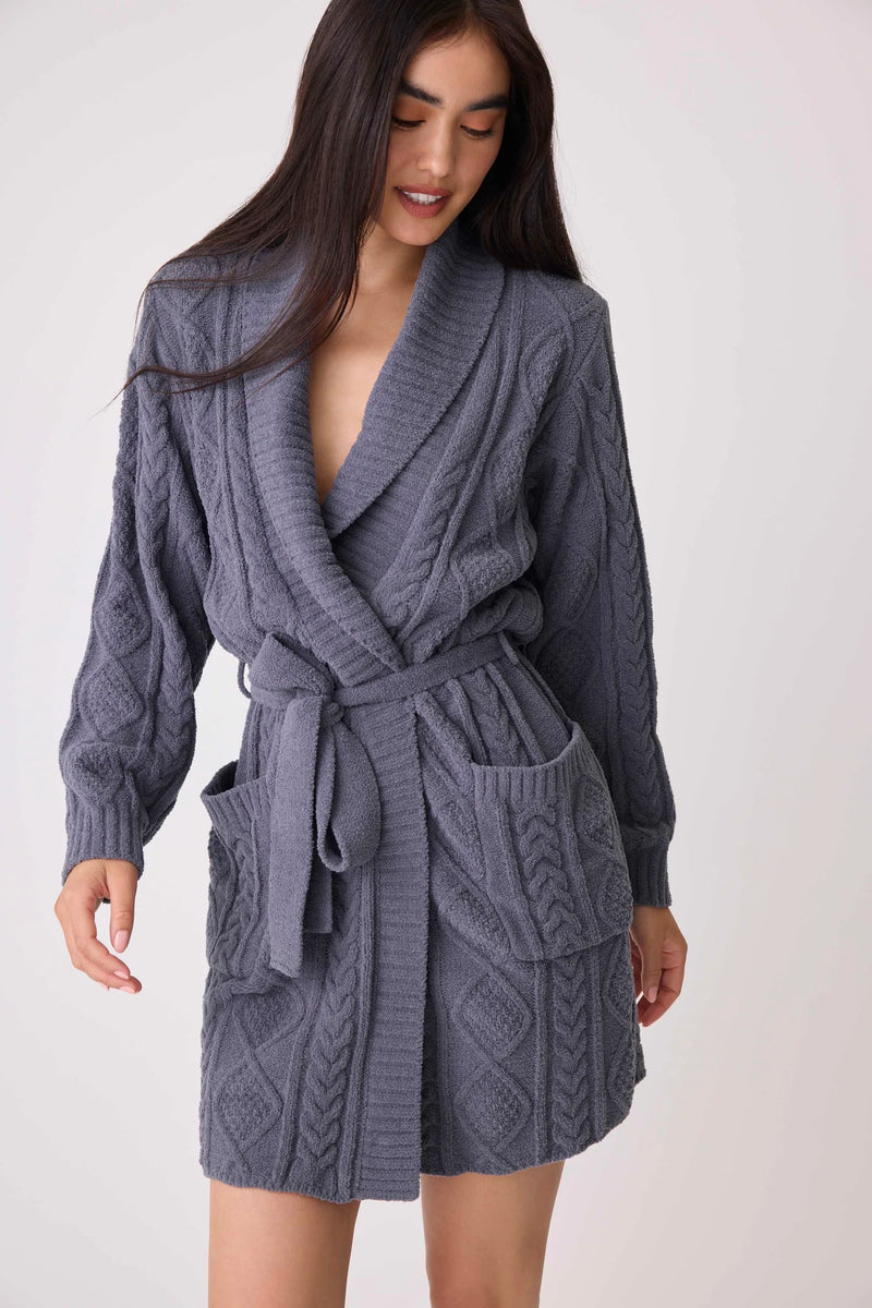 The "Cozy Cable" Robe by PJ Salvage